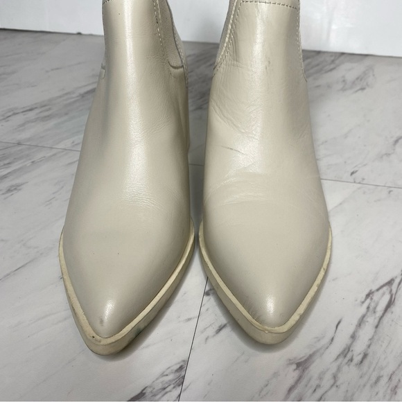 Steve Madden Abriel Pointy Toe Leather Heeled Bootie 8M - Picture 12 of 16